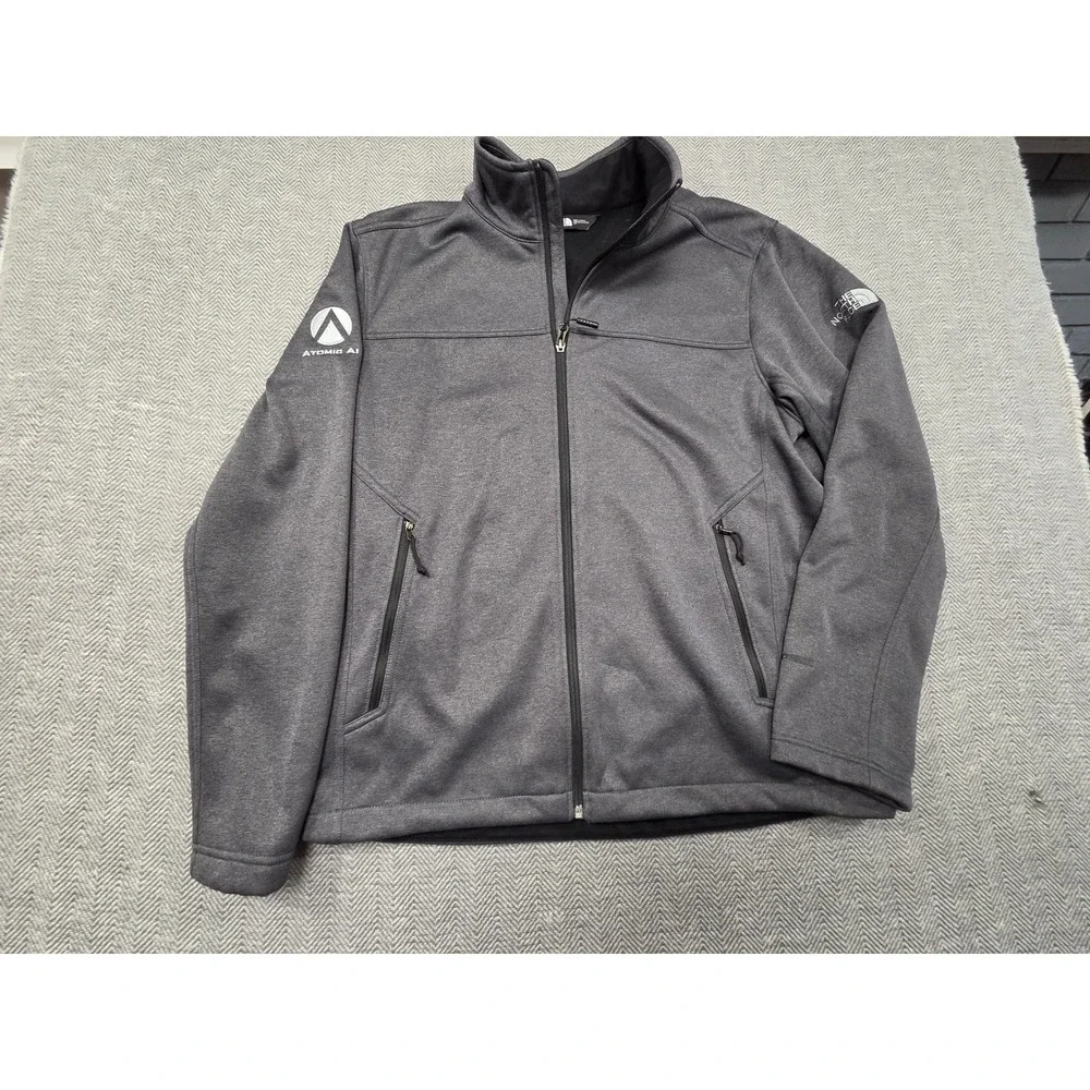 The North Face WindWall Softshell Jacket Mens Large Grey Atomic AI‎ Full Zip L